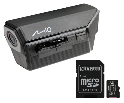 Wideorejestrator motocyklowy Mio MiVue MP30 HDR 2,5K 1440P/GPS/WiFi/IP67 + karta 64GB